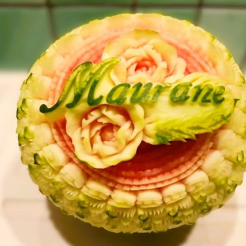 1 Sculptures sur fruits