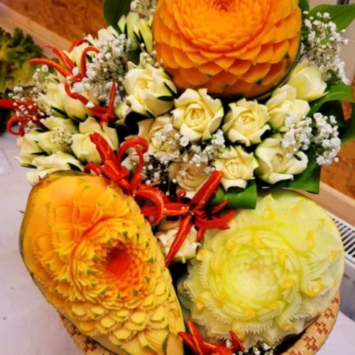 12 Sculptures sur fruits