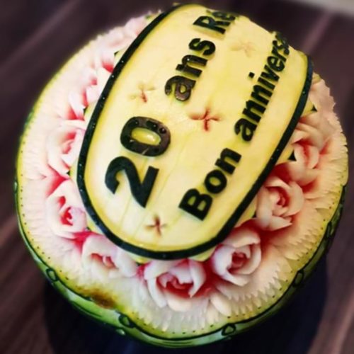 16 Sculptures sur fruits