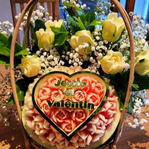 17 Sculptures sur fruits