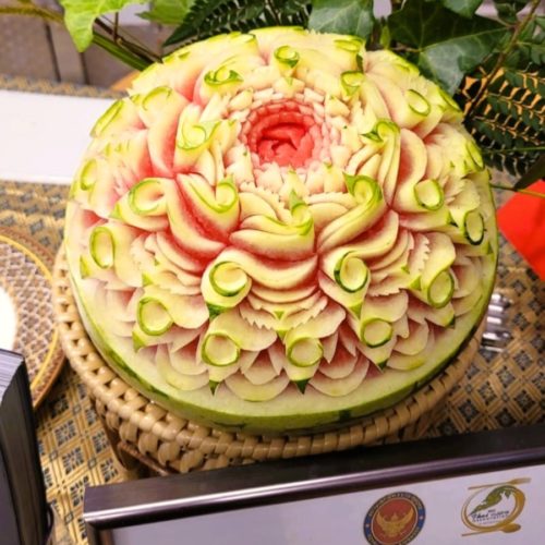 6 Sculptures sur fruits